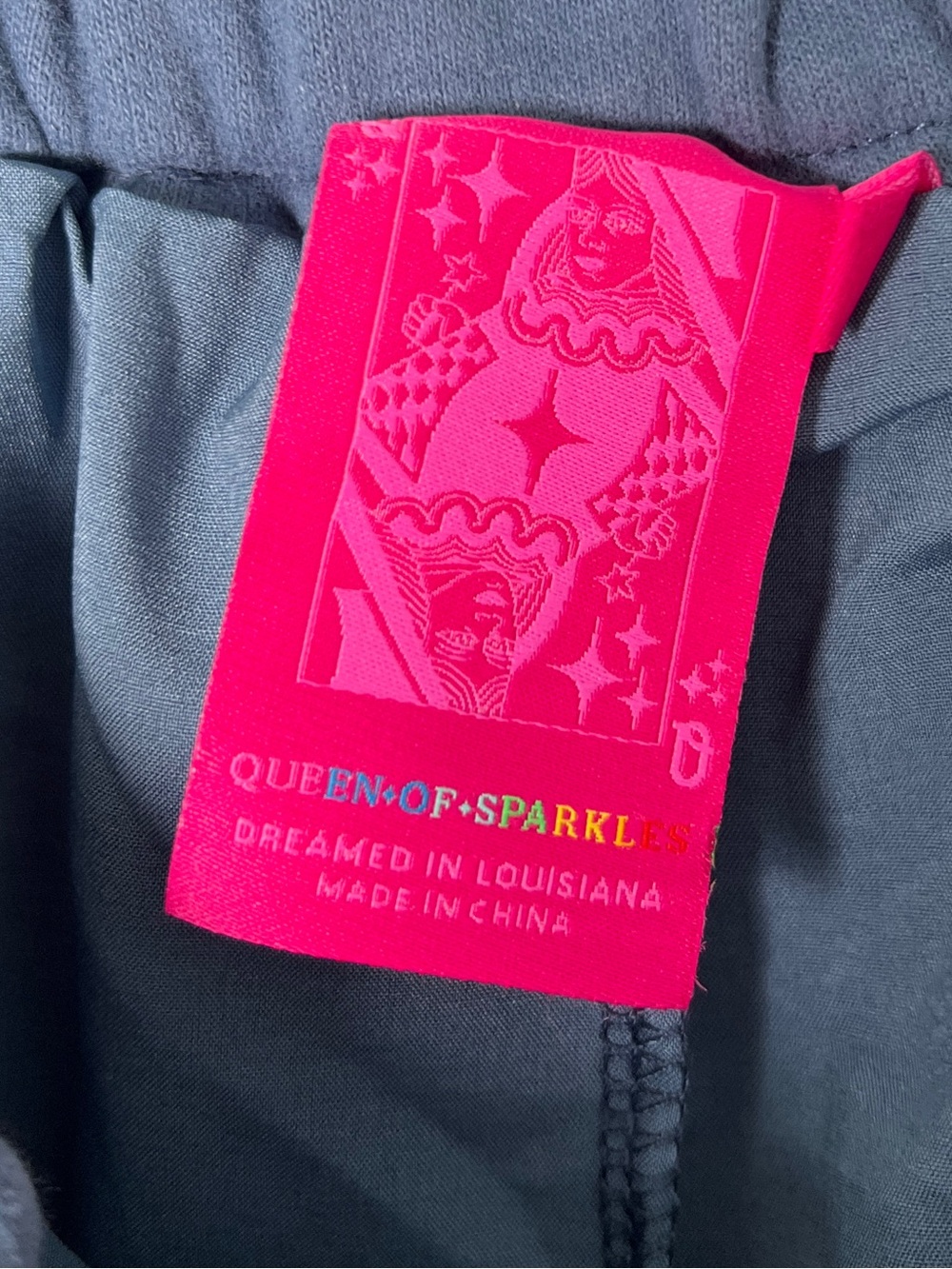 QUEEN OF SPARKLES Blue Passport Skort - Picture 7 of 7